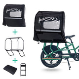 JOBOBIKE Pokrowiec Przeciwdeszczowy+Ramka bezpieczeństwa dla dzieck+Rama czaszy+Konwersja krzesełka dla dziecka1+Podkładka na platformę 1