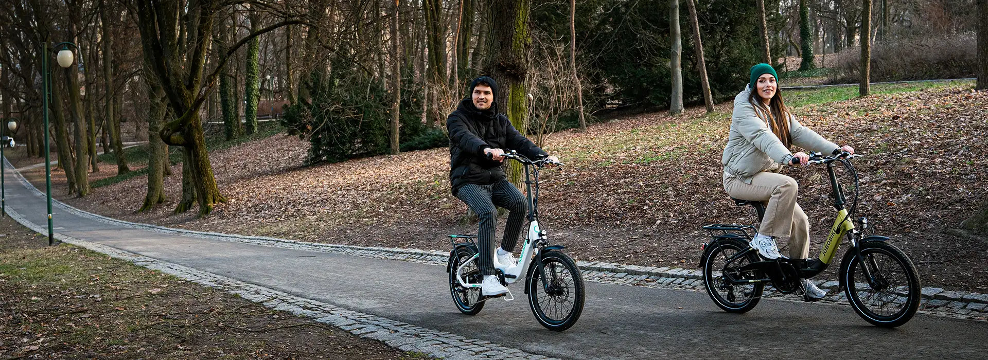 JOBOBIKE ACE - Składany Rower Elektryczny Miejski Dla Seniora