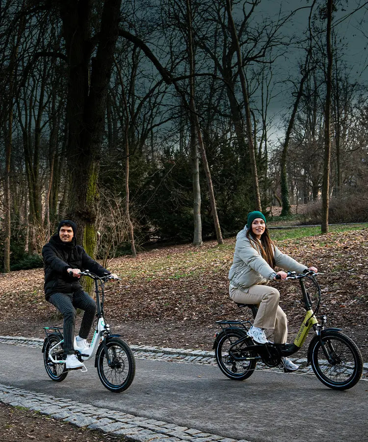 JOBOBIKE ACE - Składany Rower Elektryczny Miejski Dla Seniora