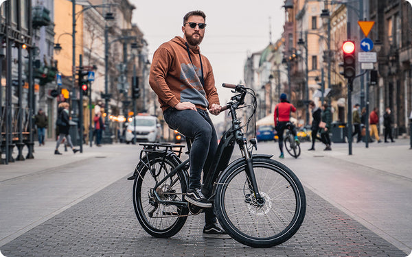JOBOBIKE Lyon Miejski Rower Elektryczny męski