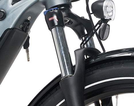 JOBOBIKE Lyon — męski rower elektryczny z ramą typu Step-thru oraz silnikiem umieszczonym centralnie