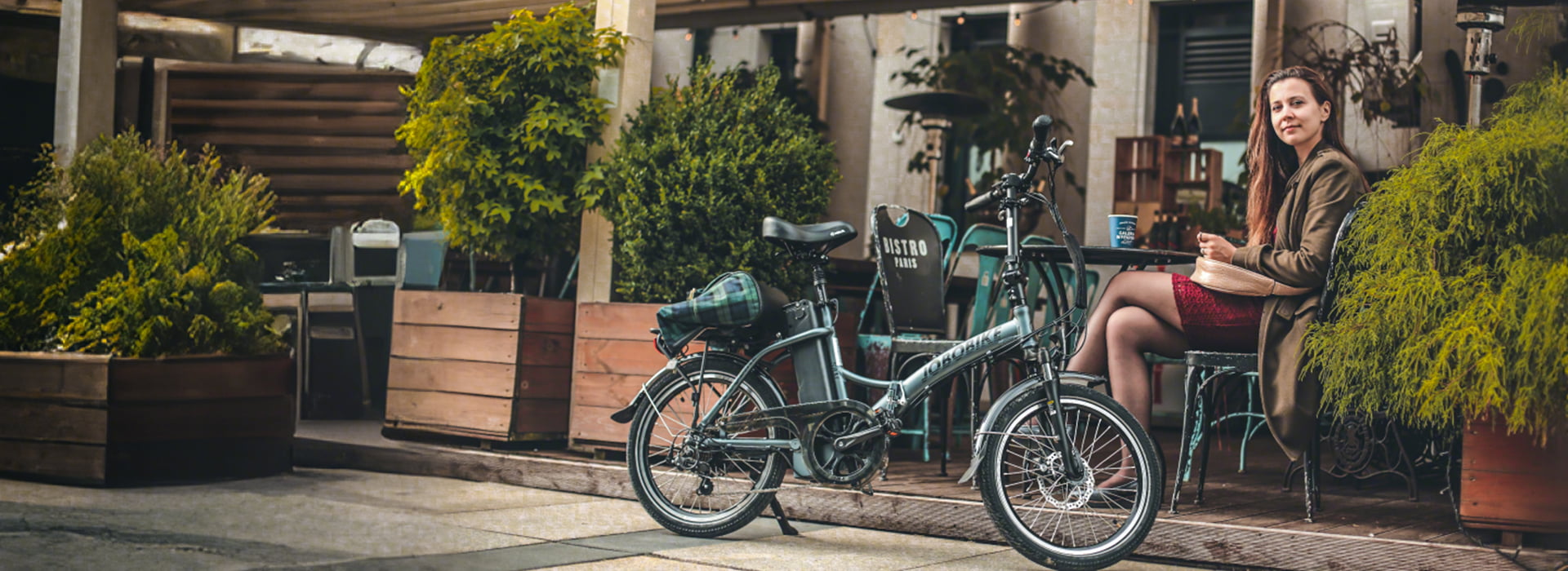 JOBOBIKE Sam Składany Rower Elektryczny Miejski Dla Seniora