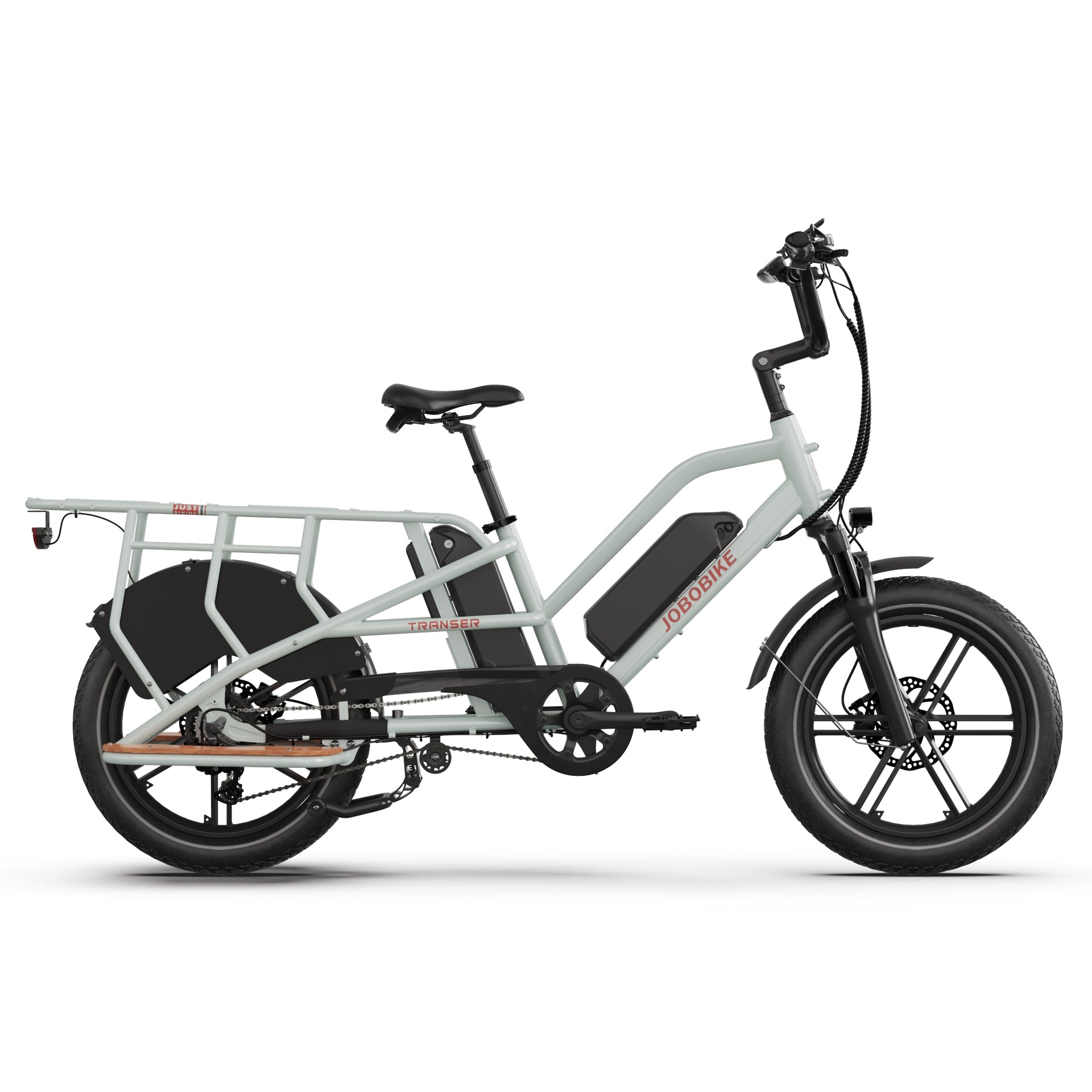 JOBOBIKE Transer cargo elektryczny rower transportowy Biały