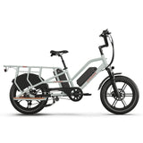 JOBOBIKE Transer cargo elektryczny rower transportowy Biały