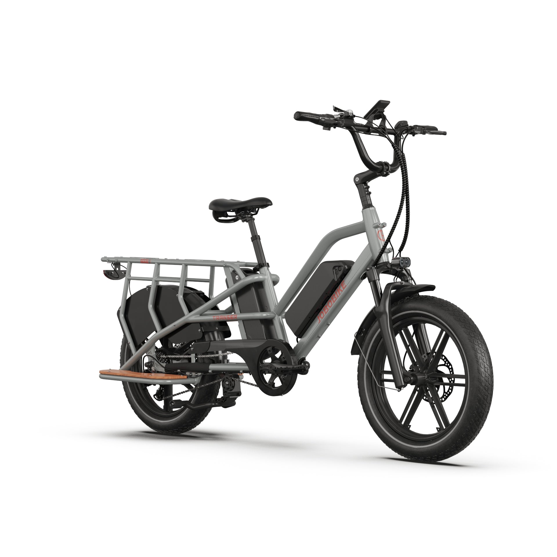 JOBOBIKE Transer cargo elektryczny rower transportowy Biały