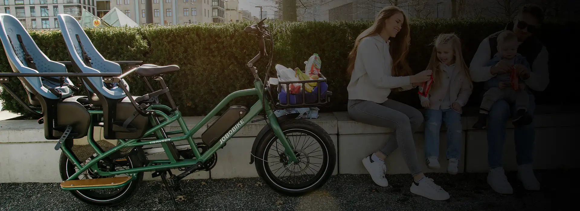 JOBOBIKE Transer Rower Elektryczny cargo