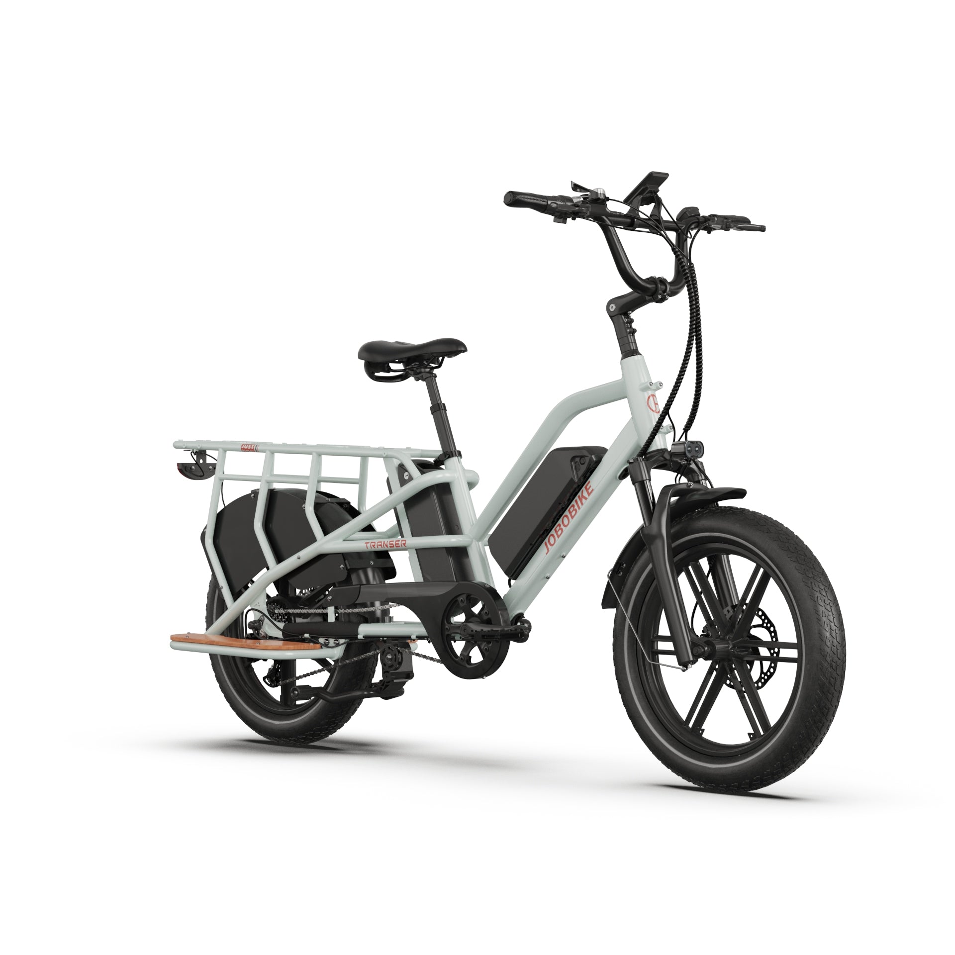 JOBOBIKE Transer cargo elektryczny rower transportowy Biały