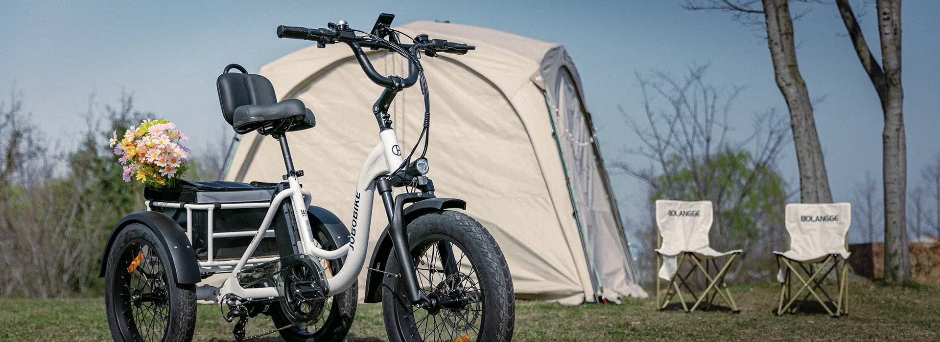 JOBOBIKE Triker rowery elektryczne Cargo