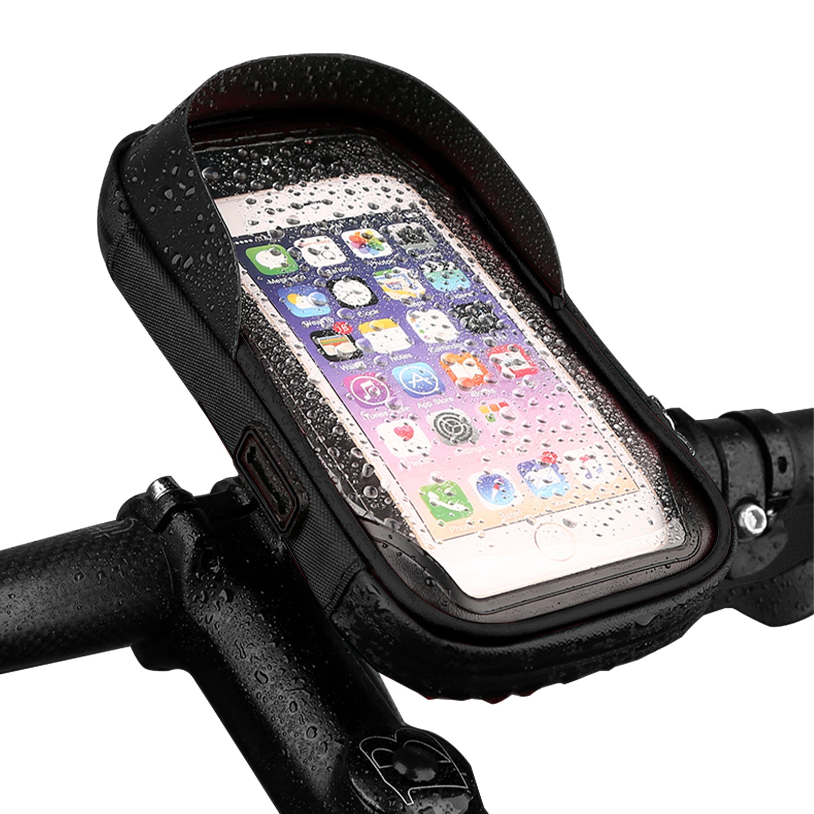 JOBOBIKE uchwyt na telefon z wodoodpornym etui
