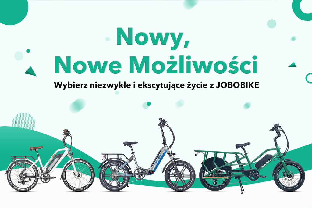 Odkryj na nowo rowery elektryczne JOBOBIKE: TRANSER, ROMER i COMMUTER