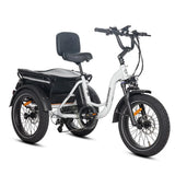 JOBOBIKE Triker z trzema kołami i szerokimi oponami typu fatbike