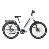 JOBOBIKEmiejskirowerelektrycznyLuxesnieznobialy