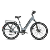 JOBOBIKEmiejskirowerelektrycznyLuxesrebrno-szary