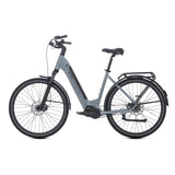 Rower elektryczny Luxe 2 Premium City w kolorze srebrnoszarym