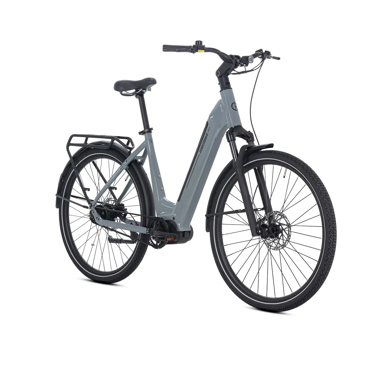 Rower elektryczny Luxe 2 Urban w kolorze srebrnoszarym