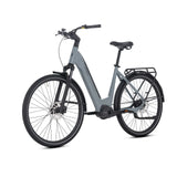 Rower elektryczny Luxe 2 dla osób dojeżdżających do pracy w kolorze Silver Grey